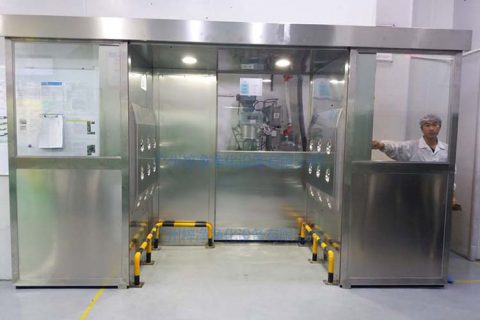 自动门货淋室-自动感应平移门货淋室