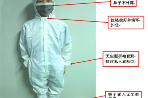 进入无尘车间时的无尘服穿戴顺序要求