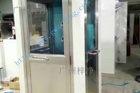 转角风淋室|洁净室L型U型90度拐弯风淋室
